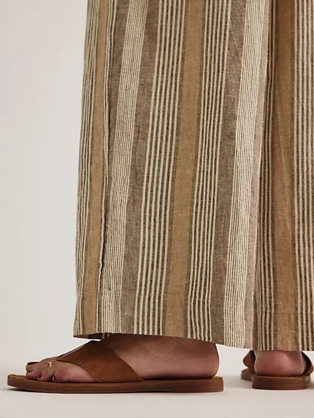 Free People Niko Thong Sandal in Brown • New • Size 8 - Picture 3 of 15